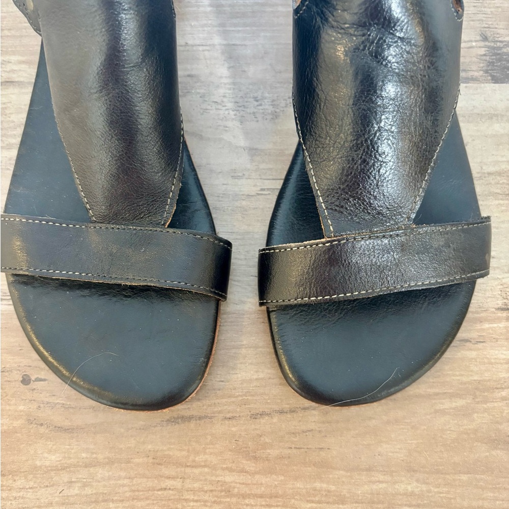Women’s Bed Stu Soto Black Leather Sandals - Picture 2 of 10